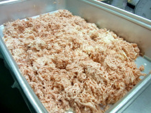 秋田の美味しい食べ方。比内地鶏ショップ名物店長の料理＆釣りブログ-メンチカツレシピ２