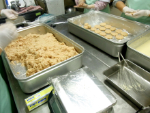 秋田の美味しい食べ方。比内地鶏ショップ名物店長の料理＆釣りブログ-メンチカツレシピ４