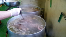 秋田の美味しい食べ方。比内地鶏ショップ名物店長の料理＆釣りブログ-比内地鶏スープ