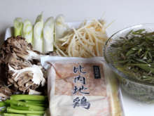 秋田の美味しい食べ方。比内地鶏ショップ名物店長の料理&釣りブログ-比内地鶏ジュンサイ鍋1