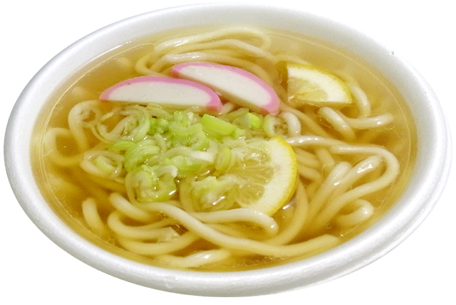 秋田の美味しい食べ方。比内地鶏ショップ名物店長の料理＆釣りブログ-レモンのせ鳥ガラ塩うどん