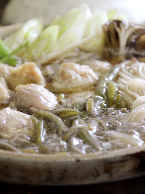 秋田の美味しい食べ方。比内地鶏ショップ名物店長の料理＆釣りブログ-じゅんさい鍋