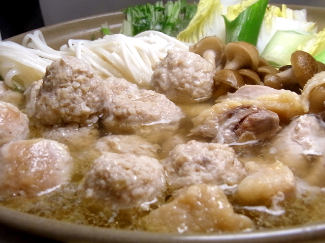 秋田の美味しい食べ方。比内地鶏ショップ名物店長の料理＆釣りブログ-つみれ鍋
